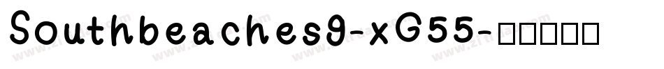 Southbeaches9-xG55字体转换