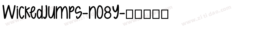 WickedJumps-nO8Y字体转换