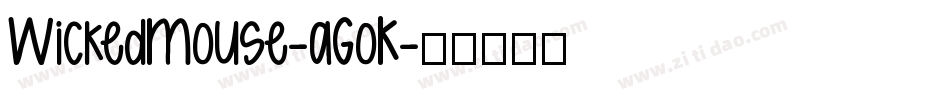 WickedMouse-aGoK字体转换