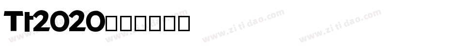 Tt2020字体转换