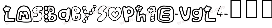 LmsBabySophie-vgL4字体转换