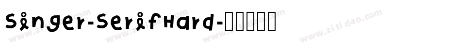 Singer-SerifHard字体转换