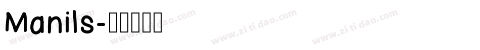 Manils字体转换