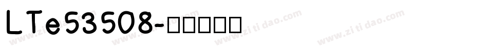 LTe53508字体转换