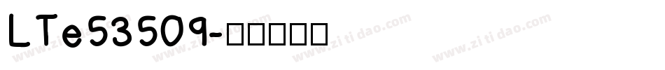 LTe53509字体转换