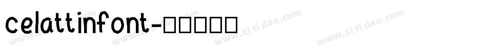 celattinfont字体转换
