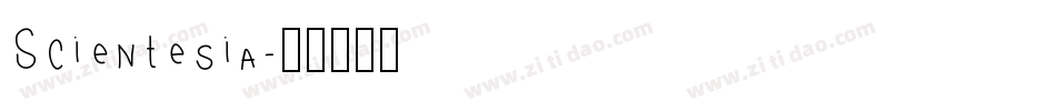 Scientesia字体转换