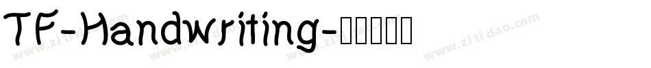 TF-Handwriting字体转换