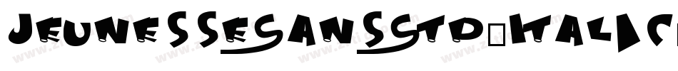 JeunesseSansStd-Italic字体转换