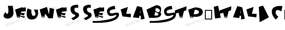 JeunesseSlabStd-Italic字体转换