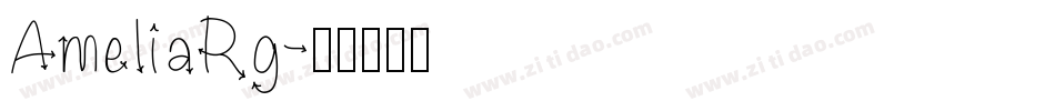 AmeliaRg字体转换
