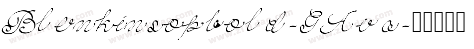 Blenkinsopbold-GAva字体转换