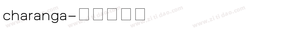 charanga字体转换