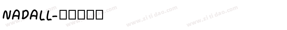 NADALL字体转换