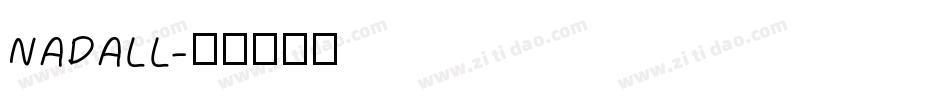 NADALL字体转换