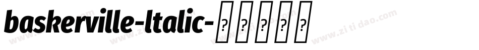 baskerville-ltalic字体转换 baskerville-ltalic字体转换