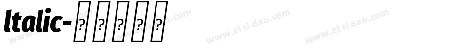 ltalic字体转换 ltalic字体转换