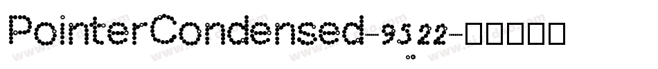 PointerCondensed-9522字体转换