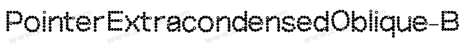 PointerExtracondensedOblique-Brgw字体转换
