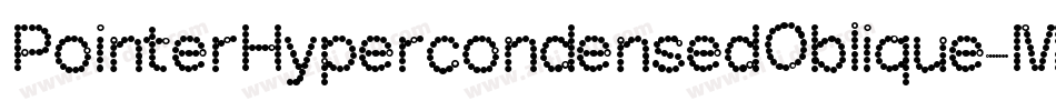 PointerHypercondensedOblique-MXRP字体转换