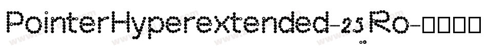 PointerHyperextended-25Ro字体转换