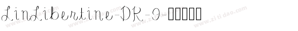 LinLibertine-DR-9字体转换