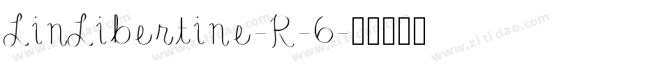LinLibertine-R-6字体转换