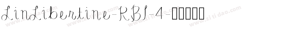 LinLibertine-RBI-4字体转换