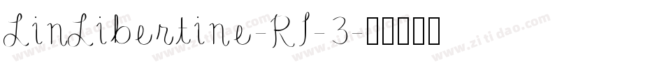 LinLibertine-RI-3字体转换