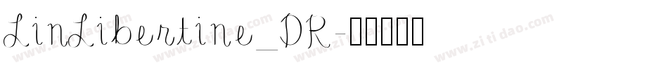 LinLibertine_DR字体转换