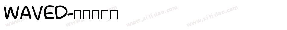 WAVED字体转换