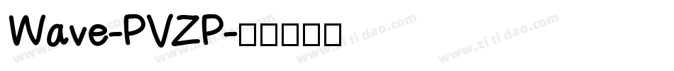 Wave-PVZP字体转换