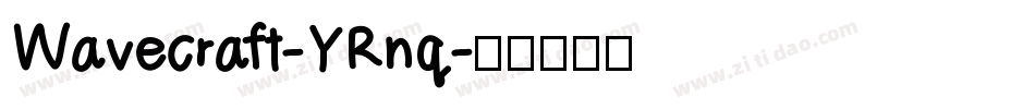 Wavecraft-YRnq字体转换