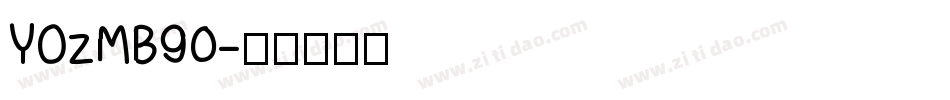 YOzMB90字体转换