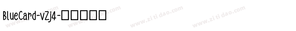 BlueCard-vZj4字体转换