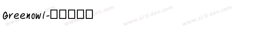 Greenowi字体转换