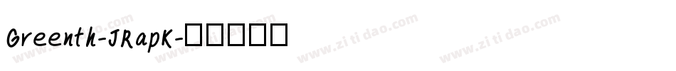 Greenth-JRapK字体转换
