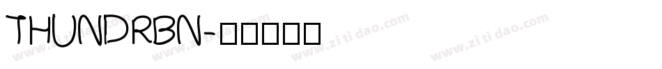 THUNDRBN字体转换