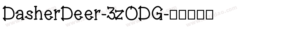 DasherDeer-3zODG字体转换