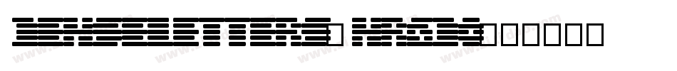 DenseLetters-nRgDO字体转换