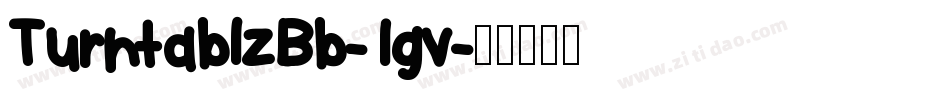 TurntablzBb-1gv字体转换