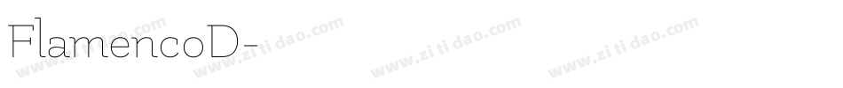 FlamencoD字体转换