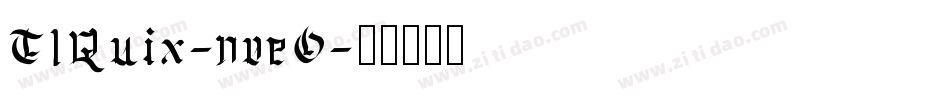 TlQuix-nveO字体转换