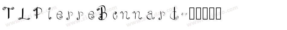 TLPierreBonnard字体转换