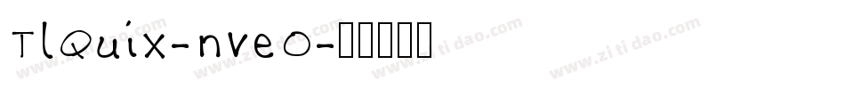TlQuix-nveO字体转换