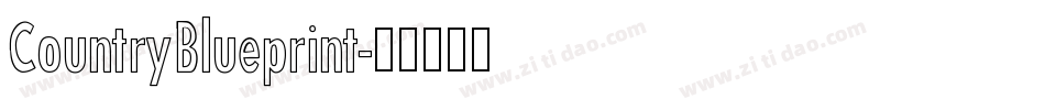 CountryBlueprint字体转换