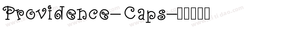 Providence-Caps字体转换