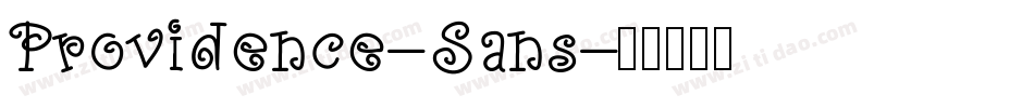 Providence-Sans字体转换