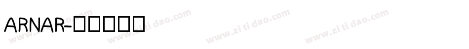 ARNAR字体转换