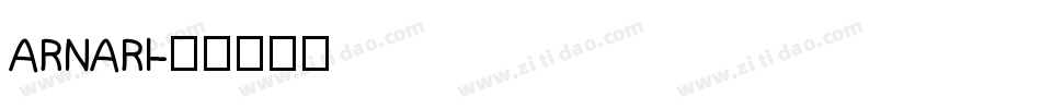 ARNARI字体转换